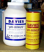 Bottles of pH-Minus.