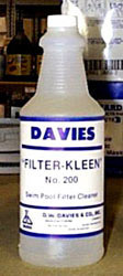 A bottle of Filter-Kleen.