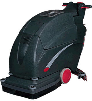 The platform design of the Turbo Scrubber V20 on display.