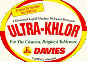 The bold yellow-and-red box label for the Ultra-Khlor brand.